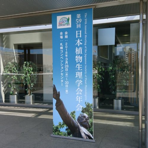 第59回日本植物生理学会年会で発表しました。