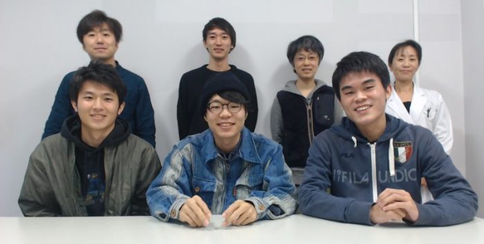 理学科３年生２名が配属されました。