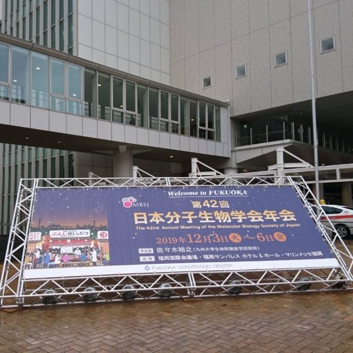 第42回日本分子生物学会年会で発表しました。
