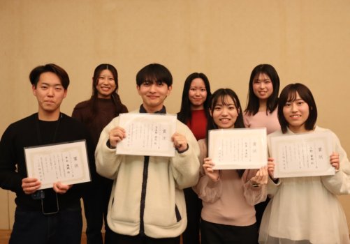 小野・北島・木下が修論発表，倉永・多良間・早永が卒論発表しました。